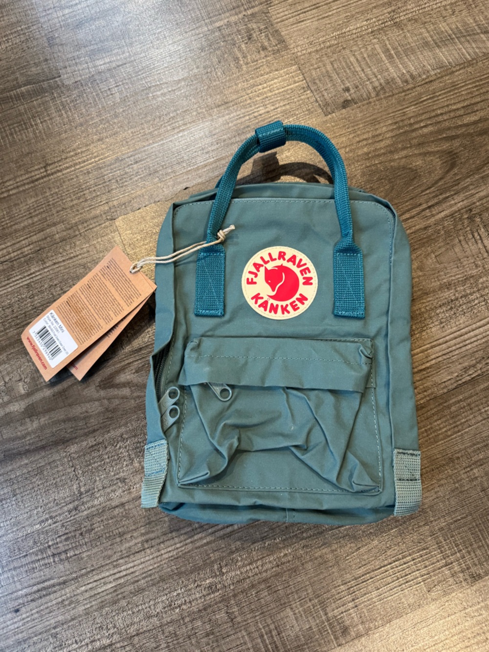 Fjallraven Kanken Mini - Frost Green - NWT